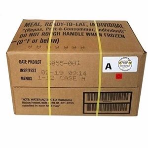 MRE case A meals 1-12
